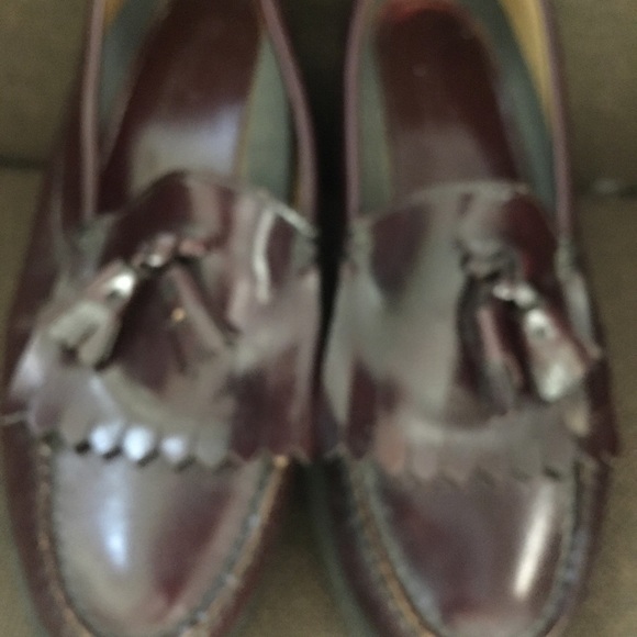 Classic Burgundy Leather Loafers - Picture 5 of 6